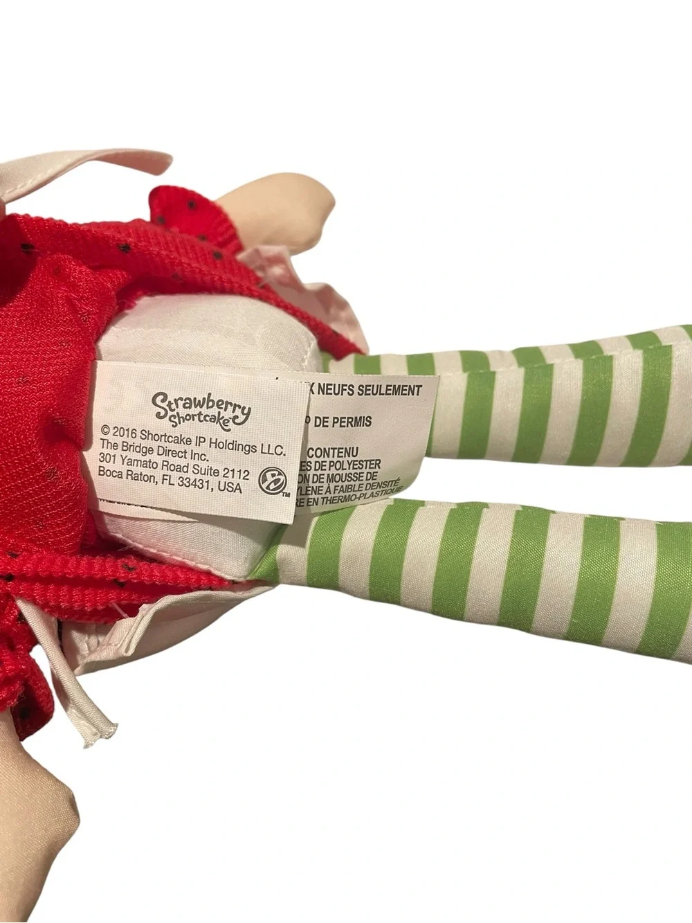 Strawberry Shortcake Plush Doll 2016 Toy